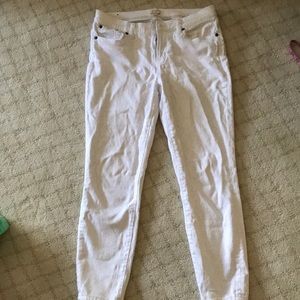 J.Crew white denim jeans